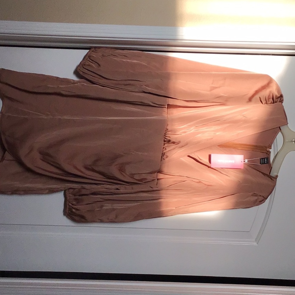 Elegant brown dress
